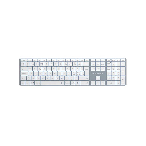 Hyper Bluetooth 5.0 Wireless Keyboard Space Grey (nordic)