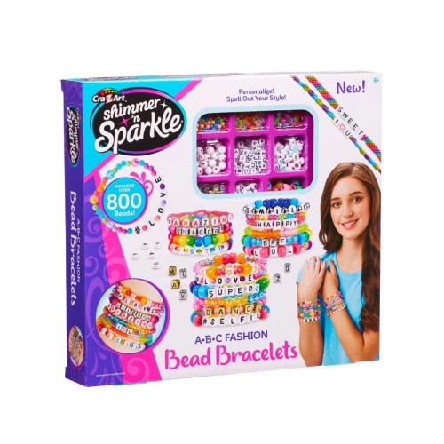 Shimmer N Sparkle Abc Beads Bracelets (17883)