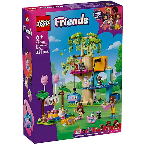 Lego Friends Cat Birthday Party & Tree House (42666)