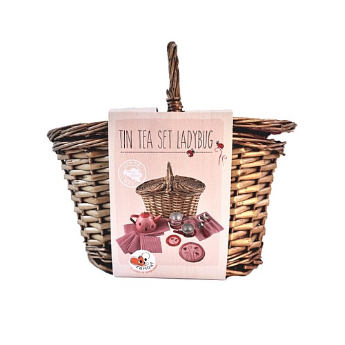 Egmont Toys Tin Tea Set Ladybug In A Basket (540019)