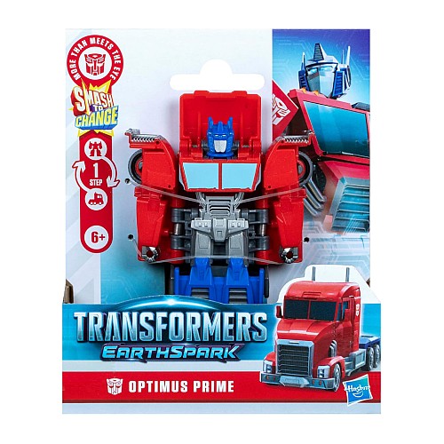 Transformers Earthspark 1 Step Smash Changers Optimus Prime (g0994)