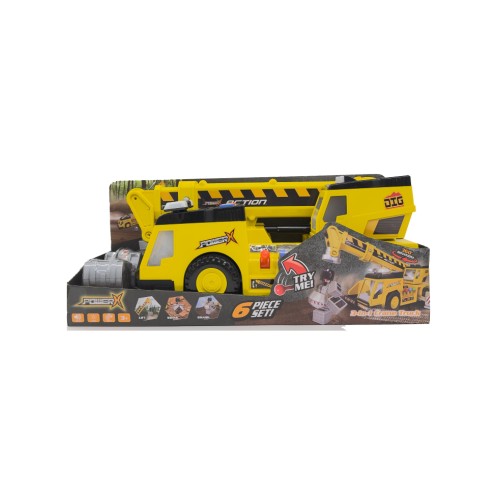 Power X Electronic 3-in-1 Crane Truck With Lights And Sounds (20410)