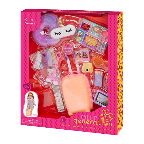 Our Generation Suitcase Set Rainbow (735345)