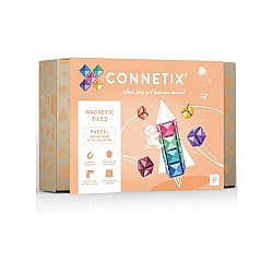 Connetix Pastel Square Pack 40 Pieces (ct-p-00040-sq)