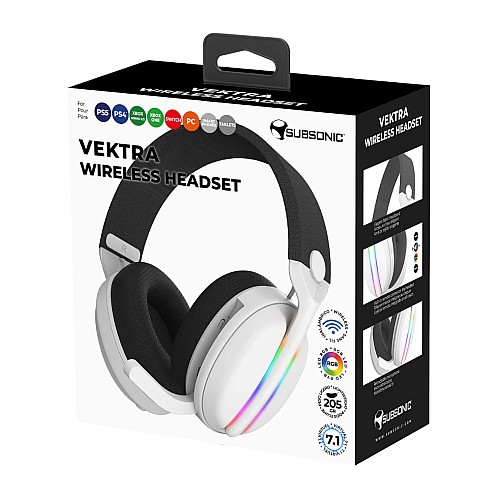 Subsonic Wireless Headset All Platforms + Led + 7.1 Multi