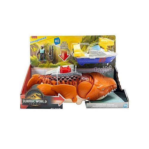 Fisher-price(r) Imaginext Jurassic World Rebirth Aquachomp Chase Mosasaurus (jfr23)