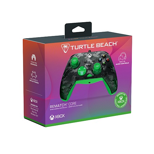 Turtle Beach Rematchtm Core Ghost Black Camo/green