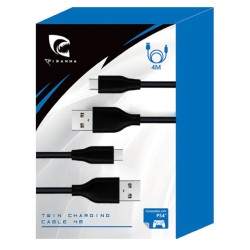 Piranha Xbox Twin Charging Cables 4m