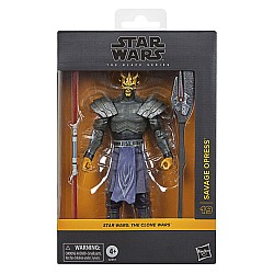 Star Wars The Clone Wars Black Series Savage Opress Deluxe Drases 15cm (g0657)