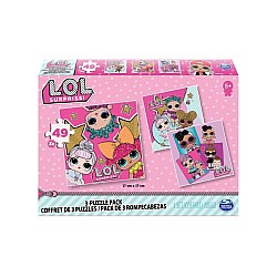 Spin Master L.o.l. Surprise Glitterati 3-puzzle Pack (49 Pcs X3) (20114662)