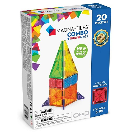 Magna-tiles Micromags Combo 20 Pcs (90292)