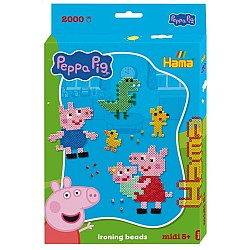 Hama Midi Hanging Box Peppa Pig + Little Sister (387976)