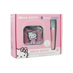 Otl Hello Kitty Popsing Led Light Up Wireless Karaoke Speaker With Microphone