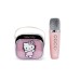 Otl Hello Kitty Popsing Led Light Up Wireless Karaoke Speaker With Microphone