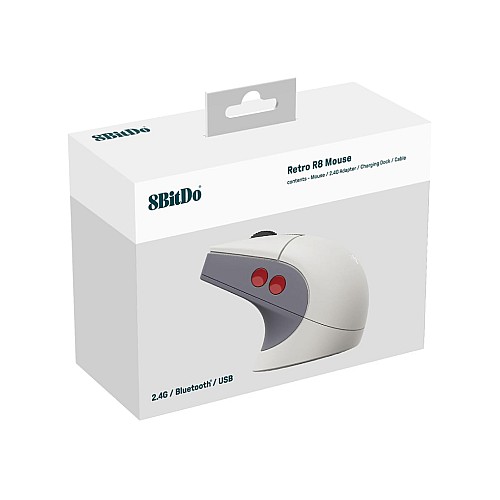 8bitdo Retro R8 Mouse N Edition White