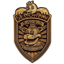 Five Nights At Freddy's Réplique Security Badge