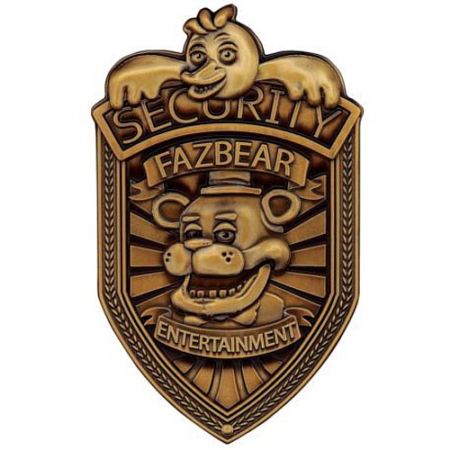 Five Nights At Freddy's Réplique Security Badge