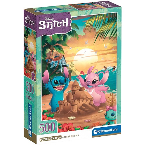 Clementoni Puzzle Hqc Disney Stitch 500pcs (i-35547)