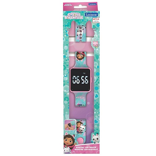 Lexibook Gabby's Dollhouse Led Digital Watch (dmw060gdh)
