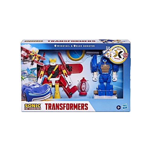 Transformers X Sonic Wingtail & Blue Booster 2-pack Drases 13cm (g0713)