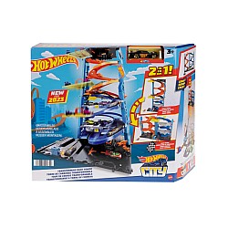 Hot Wheels City Transforming Race Tower Playset (hkx43)