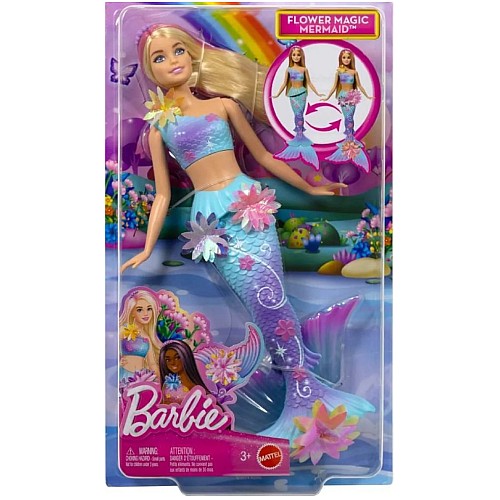 Barbie Blooming Magic White Mermaid Doll (jdm72)