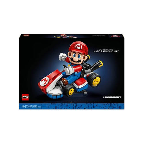 Lego Super Mario Mario Karttm Mario & Standard Kart (72037)