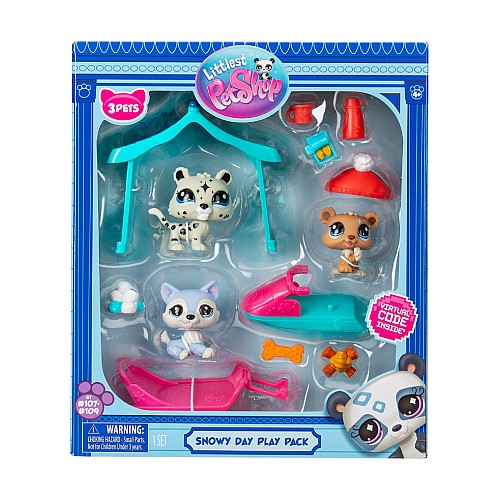 Littlest Pet Shop Snowy Day Play Pk (00534)
