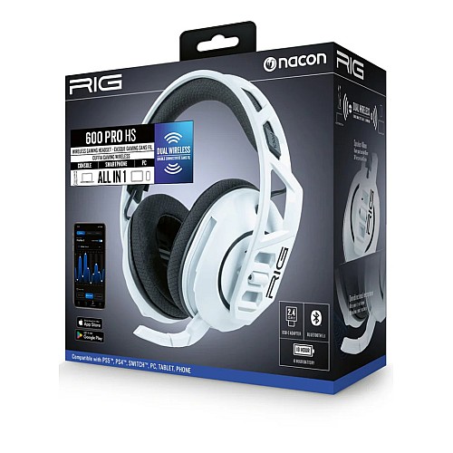 Nacon Rig Wireless Headset 600 Pro Hs White