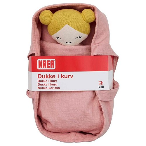 Krea Doll In Basket (36-2038)