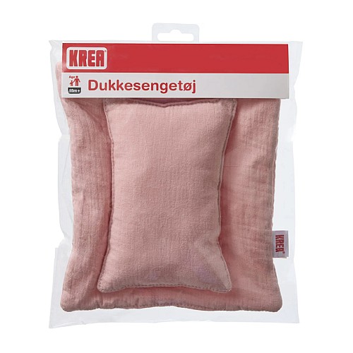 Krea Doll Bed Linen, Rose Col. (36-2035)
