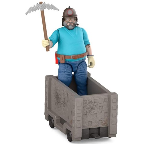 Minecraft Steve & Minecart Movie (jgp20)