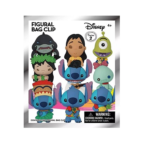 Monogram Disney: Stitch (blind Bag/random) 3d Foam Bag Clips