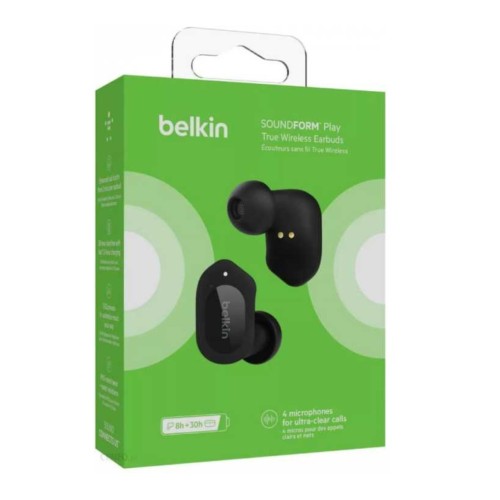 Belkin Soundform Play True Wireless Earbuds Black