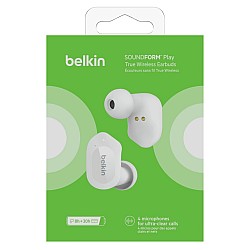 Belkin Soundform Play True Wireless Earbuds White