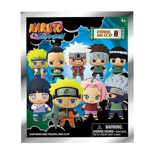 Monogram Naruto (blind Bag/random) 3d Foam Bag Clips