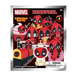 Monogram Marvel Deadpool 3d Foam Bag Clips