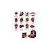 Monogram Marvel Deadpool 3d Foam Bag Clips Monogram Marvel Deadpool 3d Foam Bag Clips