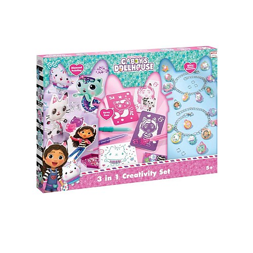 Totum Gabby's Dollhouse 3 In 1 Creative Set (tt420366)