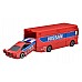 Hot Wheels Team Transport Truck & Race Car, Gift For Racing Collectors (flf56) Hot Wheels Team Transport Truck & Race Car, Gift For Racing Collectors (flf56)
