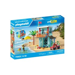 Playmobil My Life Lifeguard Tower With Beach Buggy (71903)