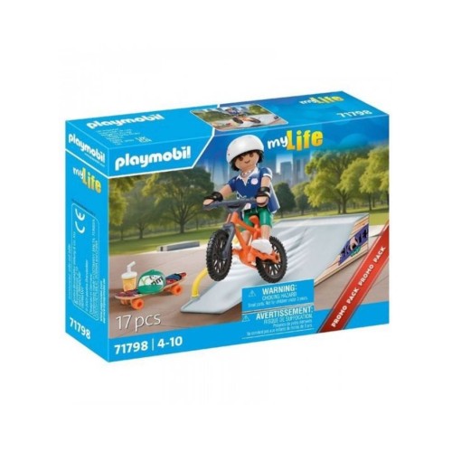 Playmobil My Life Skateboarder With Ramp (71798)