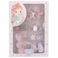 Princess Mimi Hair Accessories Powdery Pinks And Purples