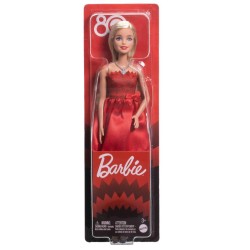 Barbie Fashionista 80th Anniversary Ruby Red Doll (jgd25)