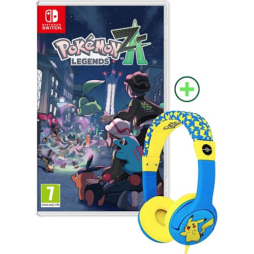 Pokemon Legends Z A + Pokemon Pikachu Children's Headphones