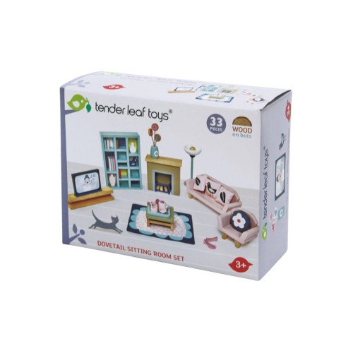 Tender Leaf Dollhouse Furnitur Sitting Room (tl8154)