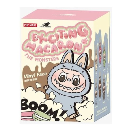 Labubu The Monsters Exciting Macarons Blind Box Assorted Colours, Random
