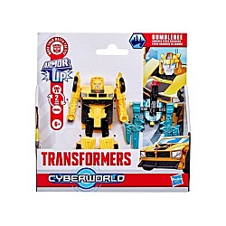 Transformers Evergreen Cyberworld Armored Cyber Changers Armor Bumblebee (g1045)
