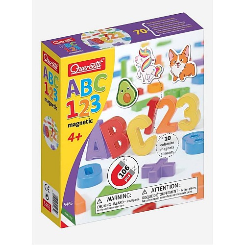 Quercetti Magnets Abc & 123 (qu-5465)
