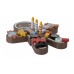 Bloomingville Mini Play Set, Food, Brown, Mdf (82053024)